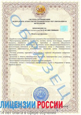 Образец сертификата соответствия (приложение) Беслан Сертификат ISO 27001